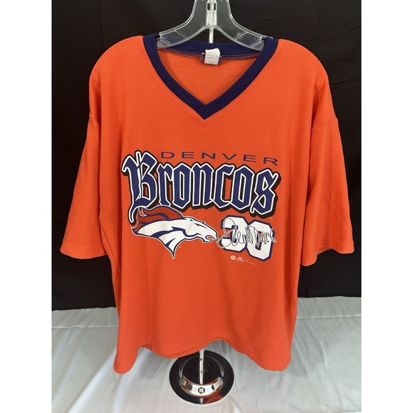 Sport Attack Other - Vintage Denver Broncos Terrell Davis 30 Sport Attack Jersey Shirt Mens Large USA
